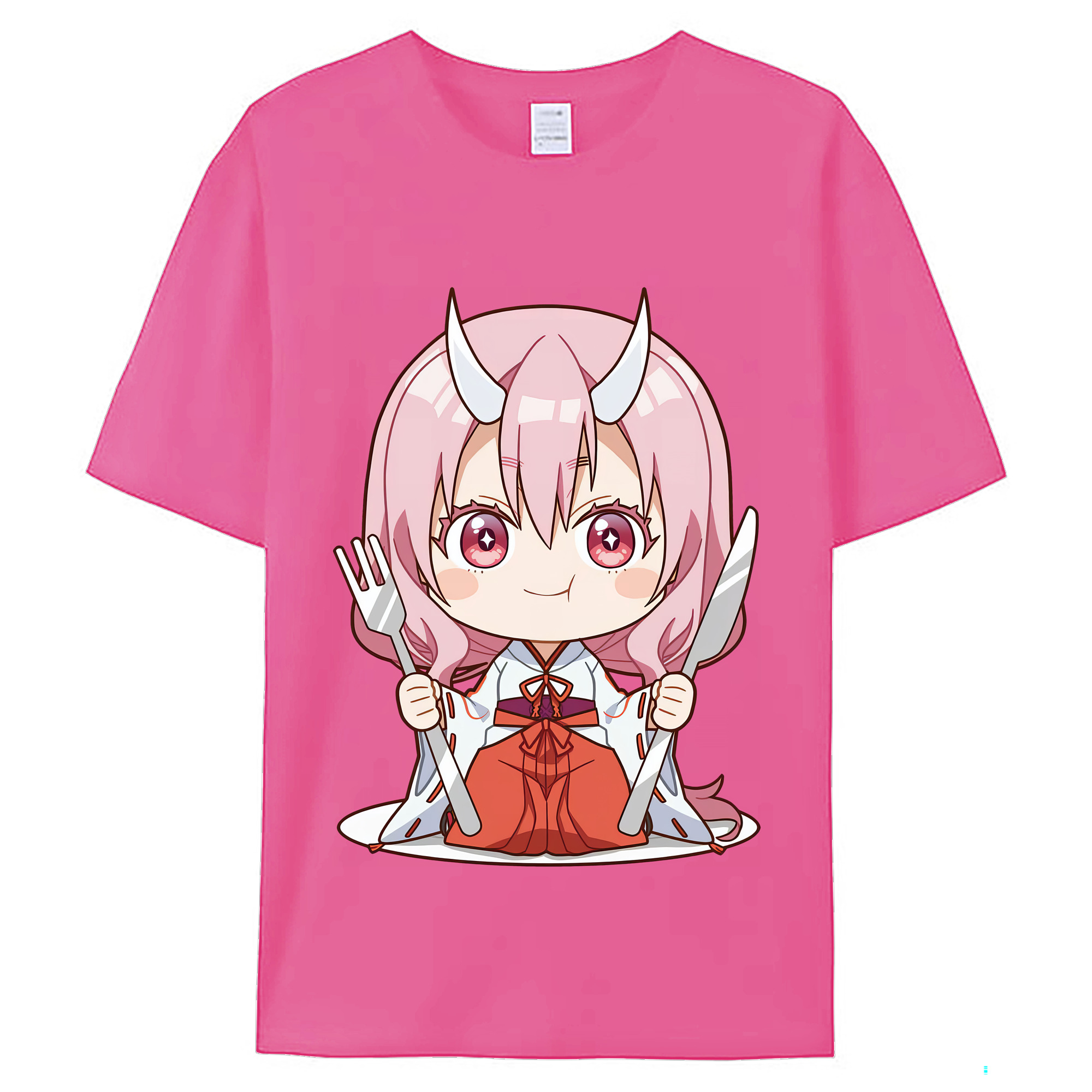 （画像用） 転スラ Regarding Reincarnated to Slime レディースカジュアルプリントTシャツ（綿100％）